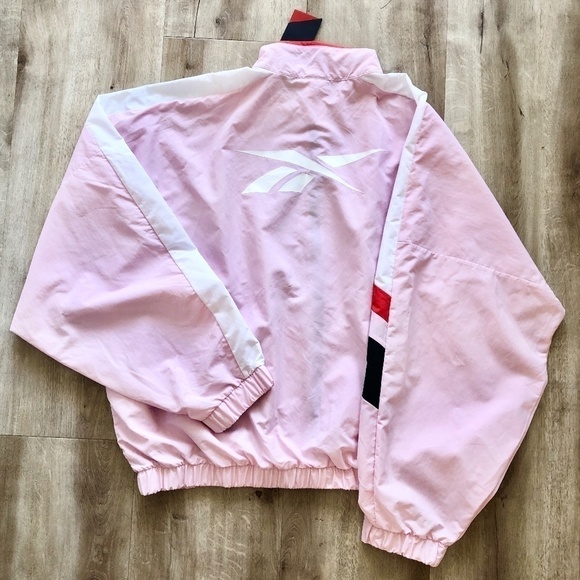 Reebok, Speedwick, Jacket, Pink, Windbreaker,‎ Size, 1X, 16W, New With Tags - Picture 4 of 16